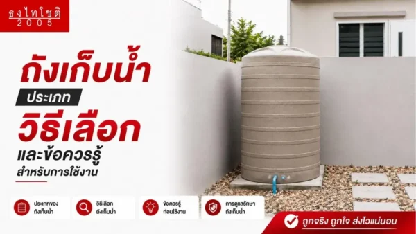 การเลือกถังเก็บน้ำ