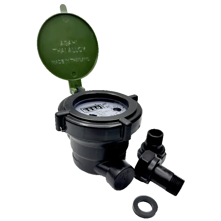 มาตราวัดน้ำระบบใบพัดชั้นเดียว SANWA ไลท์ SV-P 15 R80 (NEW!)